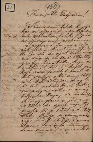 Pismo Ivana Berčića Ivanu Kukuljeviću