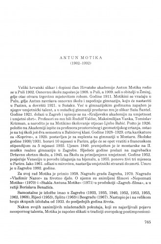 Antun Motika (1902-1992)