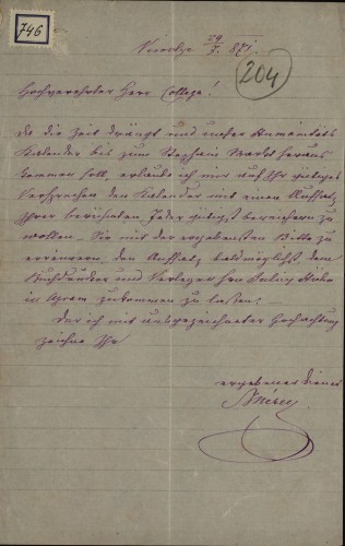 Pismo S. Mereya Ivanu Kukuljeviću
