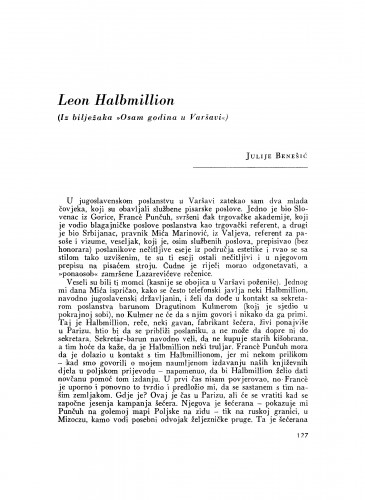Leon Halbmillion