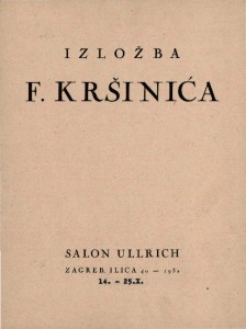 Izložba F. Kršinića