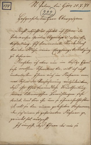 Pismo Ivana Coroninija Ivanu Kukuljeviću