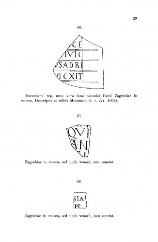 Inscriptiones quae Zagrabiae in Museo nationali asservantur