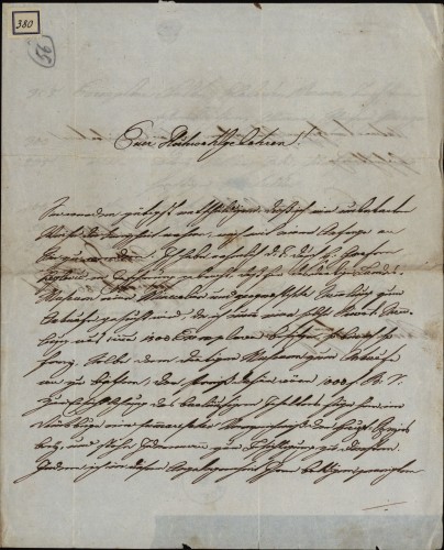Pismo Gustava Jäger Ivanu Kukuljeviću