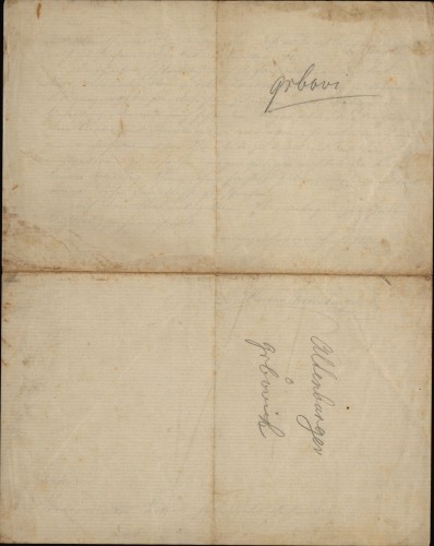 Pismo Gustava Altenburgera Ivanu Kukuljeviću