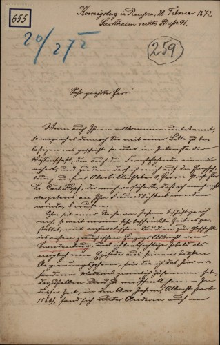 Lohmayerovo pismo Ivanu Kukuljeviću