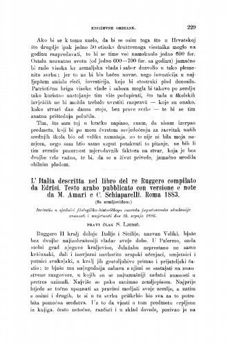 L' Italia descritta nel libro del re Ruggero compilato da Edrisi. Testo arabo pubblicato con versione e note da M. Amari e C. Schiaparelli. Roma 1883