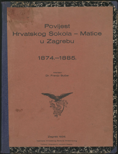 Povijest Hrvatskog Sokola - Matice u Zagrebu