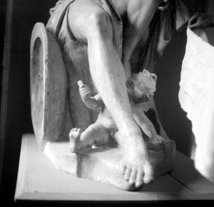 Detalj skulpture Ares Ludovisi