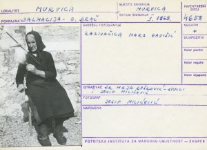 Narodne pripovijetke i predaje otoka Brača, 1969.: Kazivačica Mara Pavišić.