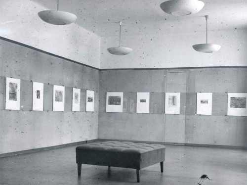 Postav samostalne izložbe Slave Raškaj, Zagreb, Kabinet grafike JAZU, 1957.