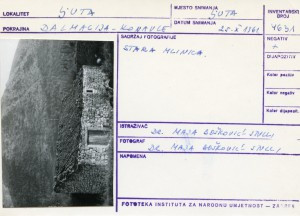 Folklorna građa iz Konavala 2, 1961.: Stara mlinica.