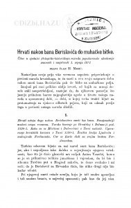 Hrvati nakon bana Berislavića do muhačke bitke
