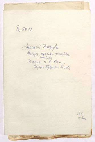 Marija ugarsko-hrvatska kraljica : drama.