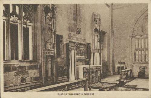Razglednica Naste Rojc Antunu Ullrichu, St Davids, 24.8.1929.
