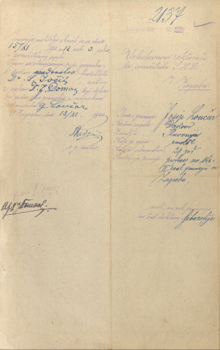 Diploma doktora znanosti Josipa Lončara