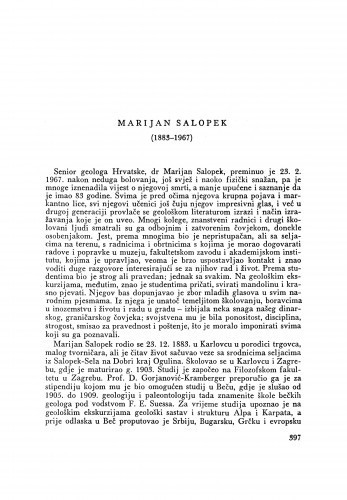 Marijan Salopek (1883-1967)