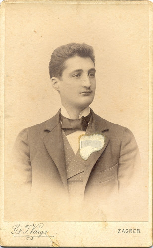 Mladi Hugo Ehrlich - foto-portret