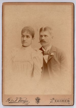 Irena Živković s mužem